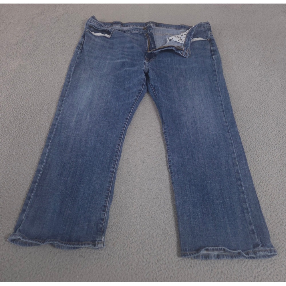 Lucky Brand Jeans Mens 48x30 Blue 181 Relaxed Straight Stretch Denim Pants